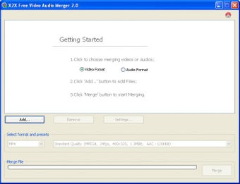 X2X Free Video Audio Merger