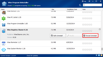 Bild 2 für Wise Program Uninstaller