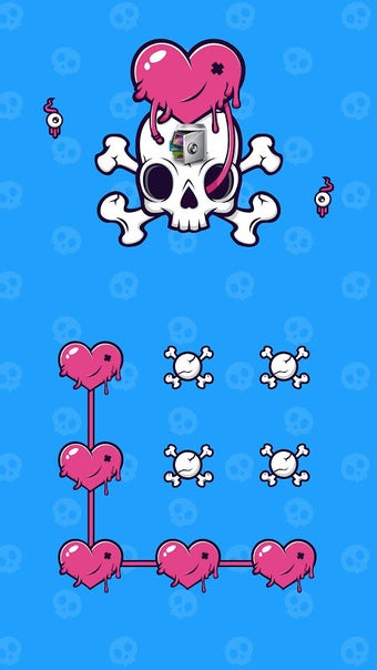 Bild 0 für AppLock Theme Skull