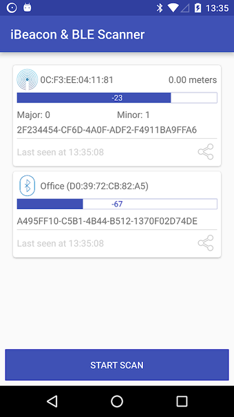 iBeacon & Bluetooth LE Scanner