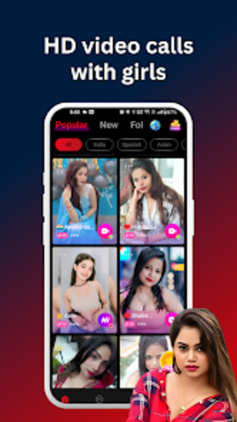 Bild 0 für VibeCall - Video Chat  Ca…