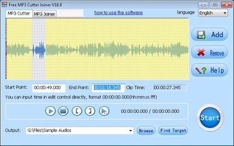 Obraz 1 dla Free MP3 Cutter Joiner