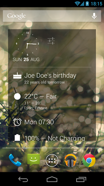 Bild 0 für DashClock Birthday Extens…
