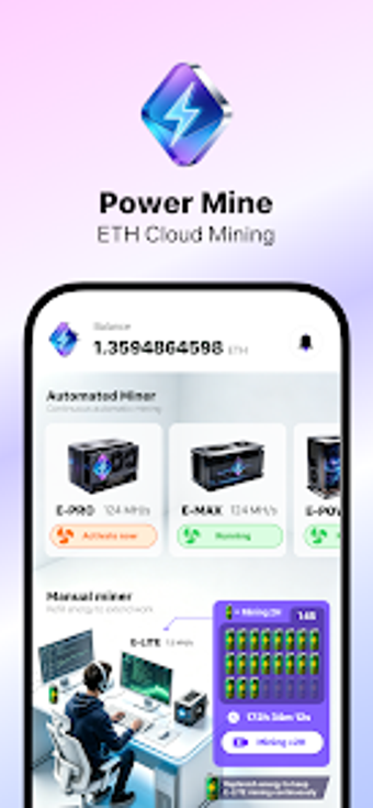 Bild 0 für Power Mine ETH Mining