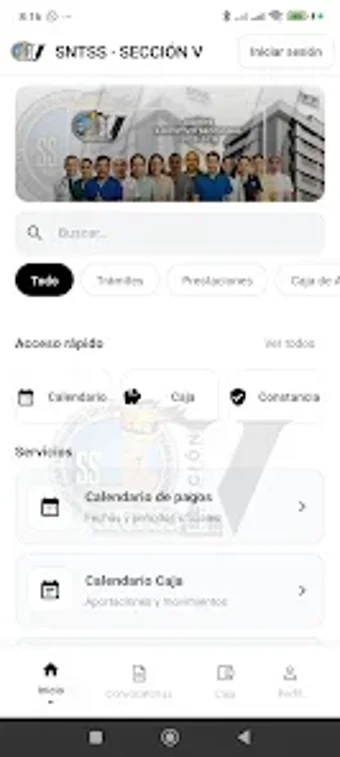 Image 0 for SNTSS  SECCIÓN V