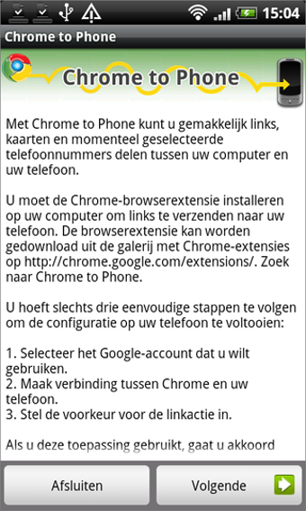 Immagine 0 per Google Chrome to Phone Ex…