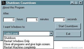 Bild 0 für Shutdown Countdown