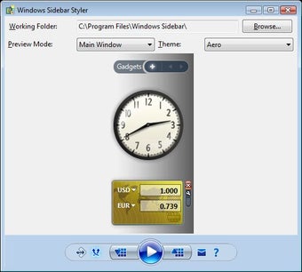 Image 1 for Windows Sidebar Styler