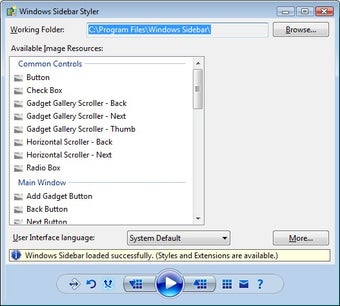 Imagen 1 para Windows Sidebar Styler