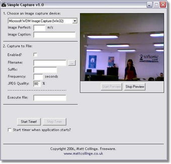 Obraz 2 dla Simple Webcam Capture