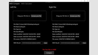 MD5 Compare