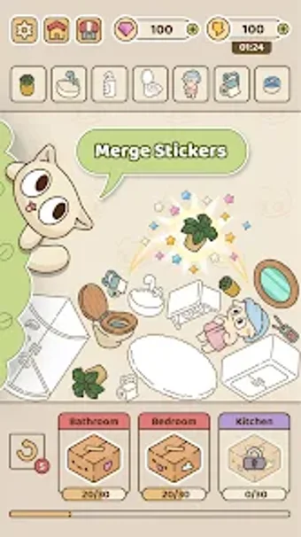 Bild 0 für My Sticker Town: Merge  S…