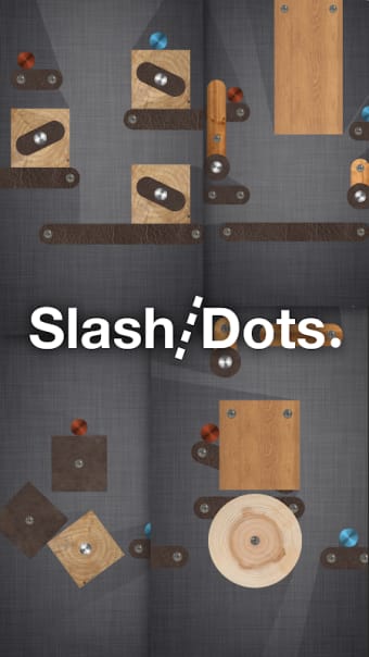 Slash/Dots.  Physics Puzzle