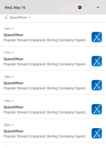 SpaceXNow A SpaceX fan app