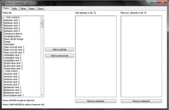 Imagen 0 para Skyrim Character Editor