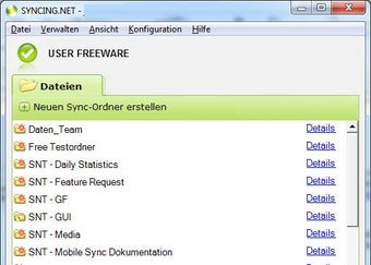 SYNCING.NET Free Edition
