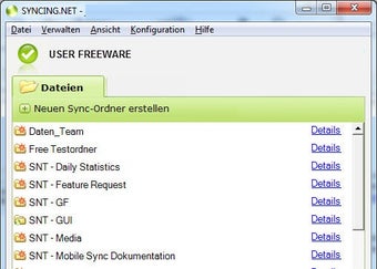 Imagen 0 para SYNCING.NET Free Edition