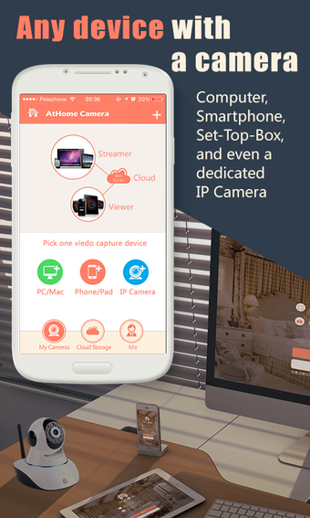 Imagen 3 para AtHome Camera - phone as …