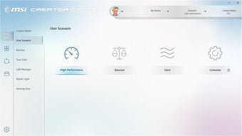 MSI Creator Center