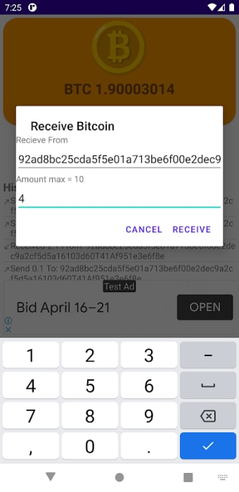 Fake Bitcoin Wallet