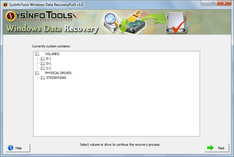 SysinfoTools Windows Data Recovery