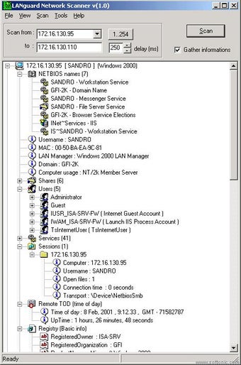 GFI LanGuard Network Security Scanner