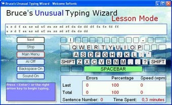 Bruce's Unusual Typing Wizard