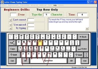 Letter Chase Typing Tutor