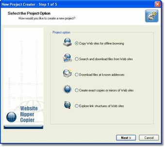 Immagine 1 per Website Ripper Copier