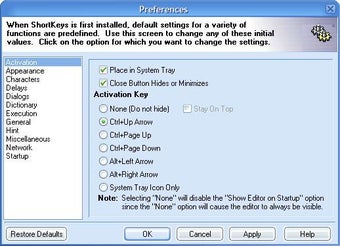 Image 0 for ShortKeys Lite