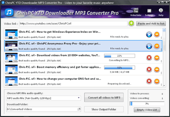 ChrisPC YTD Downloader MP3 Converter