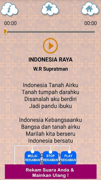 Bild 0 für Lagu Wajib Nasional & Lir…