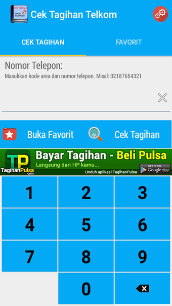 Cek Tagihan Telepon