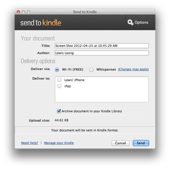 Image 6 for Send to Kindle