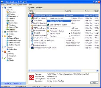 Image 0 for System Explorer Portable