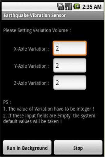 Image 0 for Earthquake Vibration Sens…
