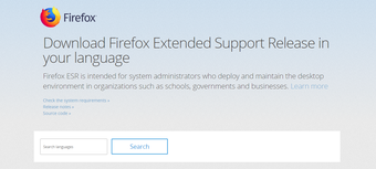 Firefox ESR