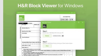 Viewer for H&R Block Tax.