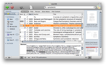 Imagen 0 para BibDesk