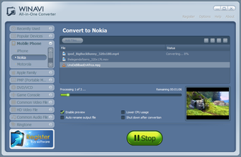 Image 8 pour WinAVI All-In-One Convert…