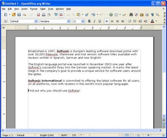 Immagine 3 per Portable OpenOffice.org
