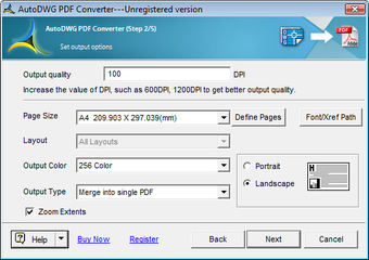 Auto DWG to PDF Converter