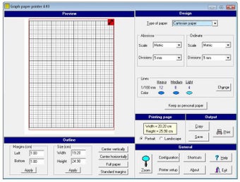 Image 1 for Graph Paper Printer