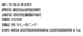 Bild 0 für I tell you all my secrets