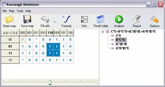 Image 0 for Karnaugh Minimizer