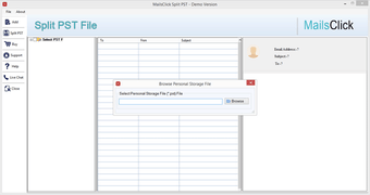 Image 0 pour MailsClick Split PST File