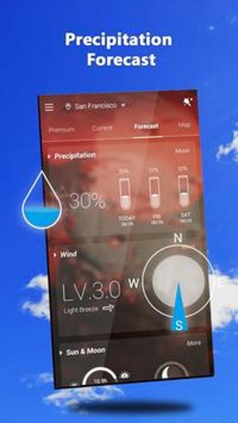 Imagen 1 para GO Weather Forecast & Wid…