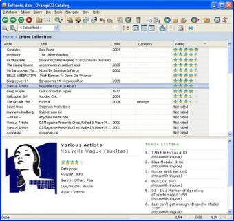 Image 0 for OrangeCD Catalog