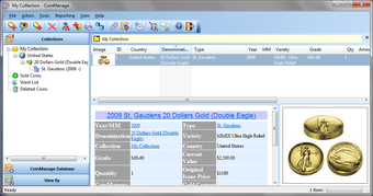 CoinManage USA Coin Collecting Software