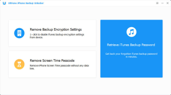 UltFone iPhone Backup Unlocker for Mac